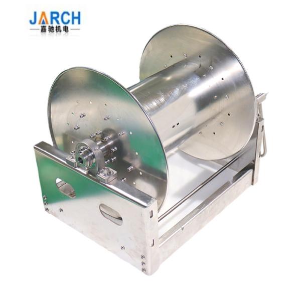 High Pressure Metal Stainless Steel Cable Reel Hand Crank Hose Reel For Car