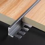 L Shaped Aluminium Tile Strip 12mm Decor Angle Marble Tile Edging Trim