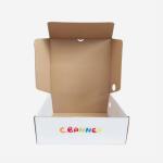 250gsm Corrugated Paper Box UV Varnishing Children Shoes Packaging Box
