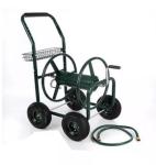 Heavy Duty Garden Cart Four-Wheel Steel Construction for Water Storage and