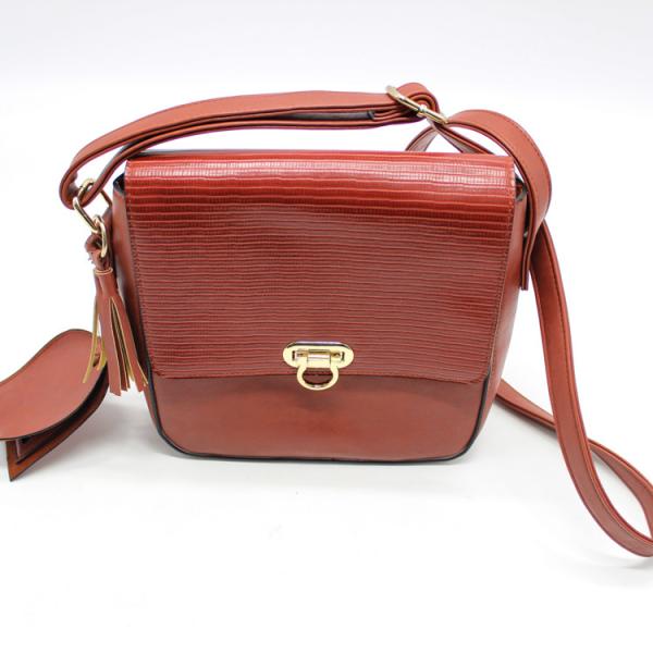Buy cheap 7cm Red Leather Crossbody Purse 124cm Strap One Handle Shoulder Bag from wholesalers