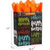 Buy cheap Custom Color Accepted Thick Paper Square Gift Paper Bag With Logo For Birthday Gift from wholesalers