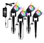 4000mah 3.7V IP66 RGB LED Light Wifi Controlled Garden Lights