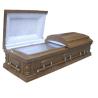 Buy cheap Adult Brown Wooden Coffin Kits With Lining And Lid Lining MDF Material from wholesalers