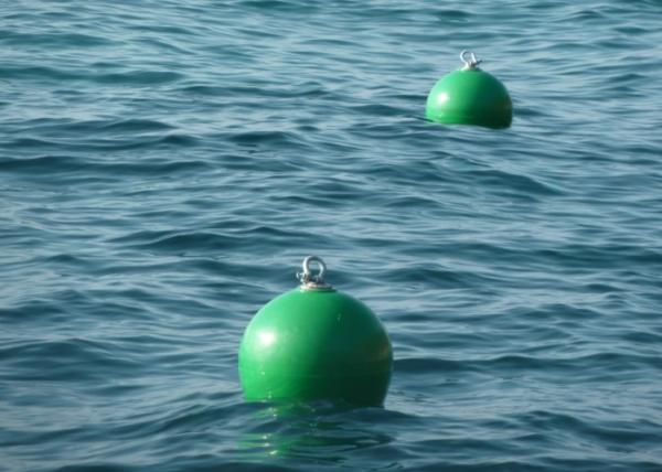 Buy cheap Anchor Pendant Red And Yellow Large Mooring Buoys With Quick Release Buoy Hooks from wholesalers