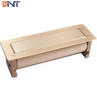 Buy cheap Motorized Rotatable Conference Table Outlet Box Overturn Angle 180 Degree product
