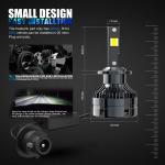 10000 Lumen LED Canbus Decoder 70W D4S D5S 6000K Color Temperature
