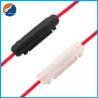 Buy cheap 3AG 6.35X31.75mm 6x30mm Flip Type Black PA66 Current In-Line Glass Tube Fuse Holder from wholesalers