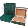 Buy cheap High End Green Wooden Watch Box for Luxury Gift Packaging with Flipped Tote Bag from wholesalers
