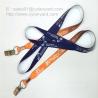 Buy cheap Alligator clip card holder neck straps, bulldog clip ID badge neck ribbons, from wholesalers
