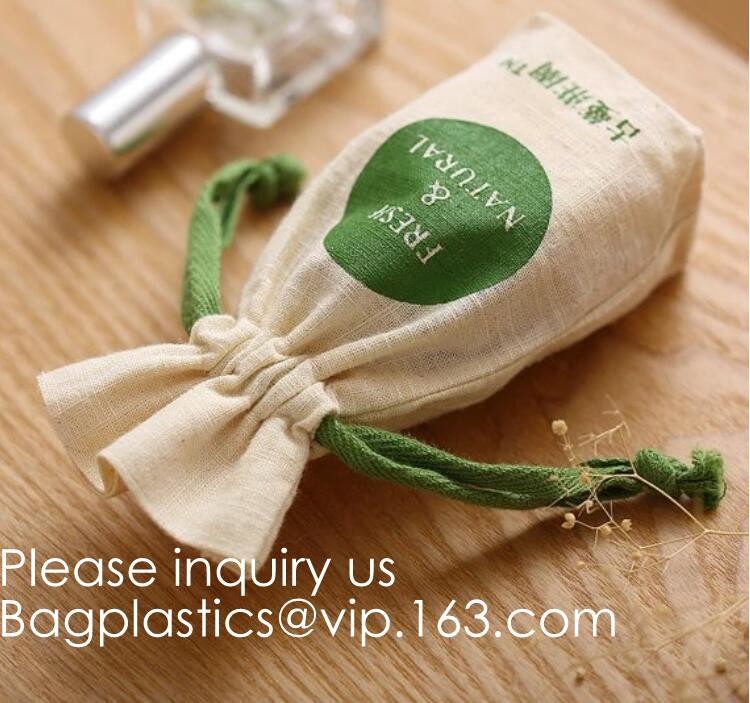 Cotton Reusable Grocery Bags, Produce Bags, Jewelry Pouch, Muslin Brewing bags, Linen Sachet bags, Spice bags, Christmas