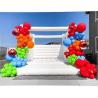 Buy cheap 13x13 Hot sale commercial PVC blow up white inflatable bounce house jumping castle for kids wedding bouncer from wholesalers