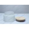Buy cheap frosted glass jar with wooden lid for wholesale from wholesalers