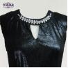 Buy cheap Fashion pu cocktail lady's summer sleeveless dress women office uniform dresses with rhinestone applique from wholesalers