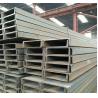 Buy cheap A36 Standard Carbon Steel Profiles 8" 6 Inch 2 Inch Hot Dip Galvanized C Channel Steel from wholesalers