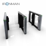 Buy cheap Automatic Access Control Turnstiles , Glass Swing Turnstile With Read Card from wholesalers