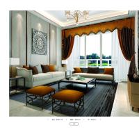 Buy cheap Hot Selling Elegant Brown Curtains Drapes Fabric Blackout Jacquard for Home product