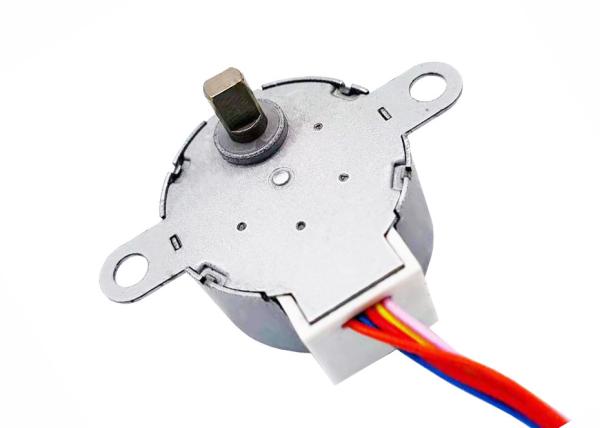 Buy cheap permanent magnet stepping motor Geared Stepper Motor Low Noise 12V 7.5 Degree 5 Wires from wholesalers