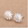 Buy cheap Fashion Jewelry 925 Silver Plated Daisy Flower Stud Earrings (EETUD010) from wholesalers