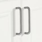 Aluminum Alloy Stainless Steel Lever Handle Hardware for Modern Furniture,