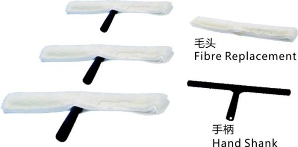 Buy cheap Microfibre Hotel Cleaning Supplies Window Cleaning Mop 14" 16" 18" from wholesalers
