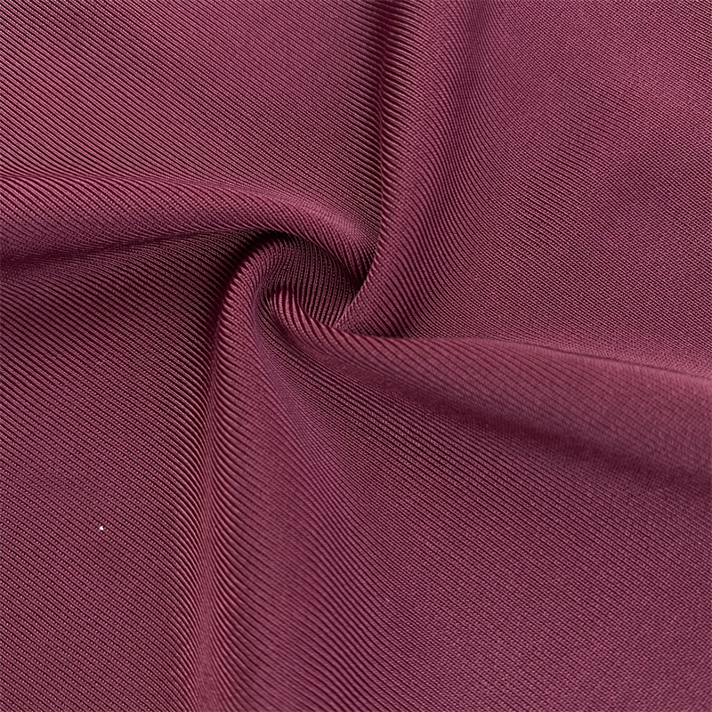 Apparel Vest Polyester Spandex Textured Jersey Fabric With Color Fastness 3.5-4 Grade