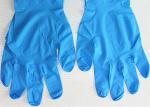 General Medical Nitrile Examination Gloves Non Sterile Type Customized Logo
