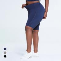 Buy cheap Customized LOGO Women'S Plus Size Yoga Wear High Waist Yoga Shorts 280g product