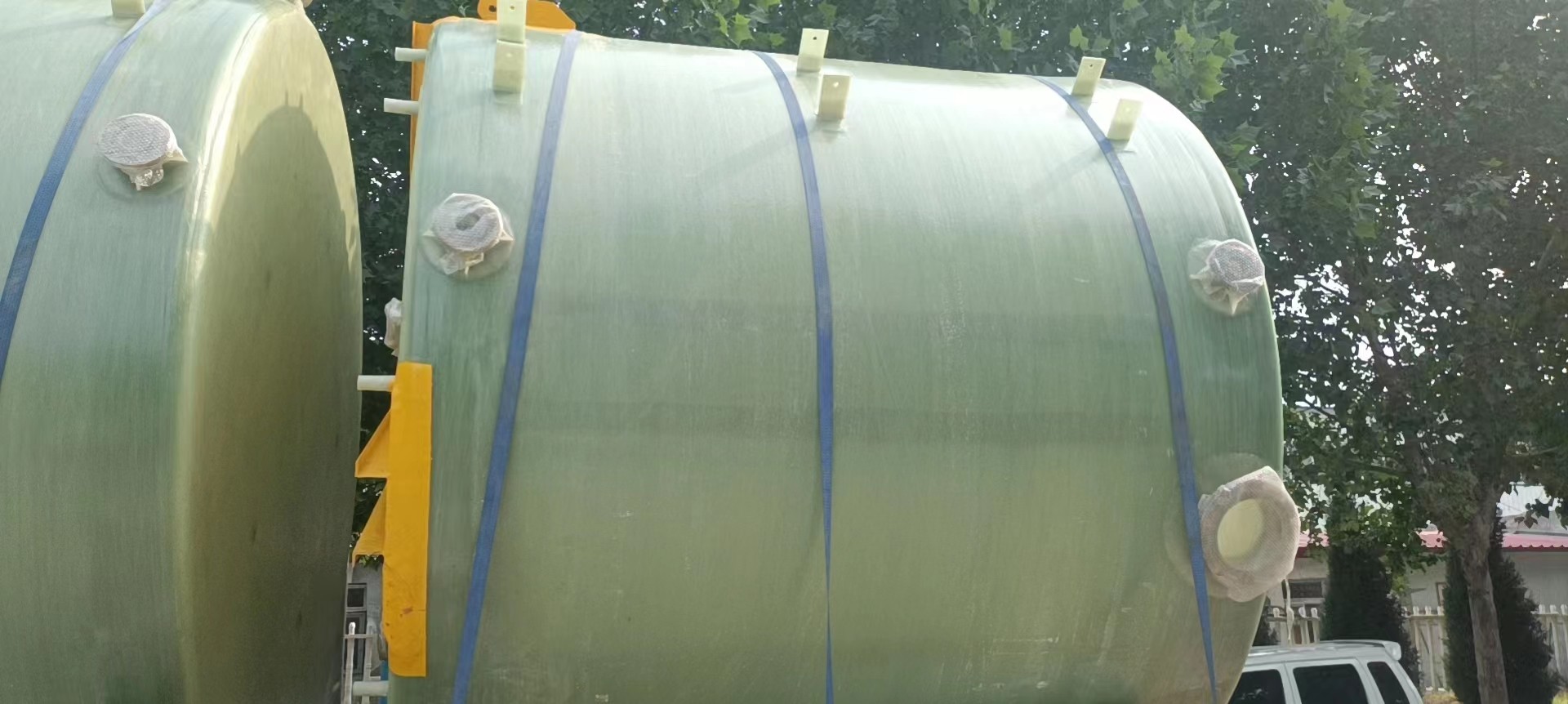 Vertical Anti Corrosion Grp Frp Storage Tank For Water Purification