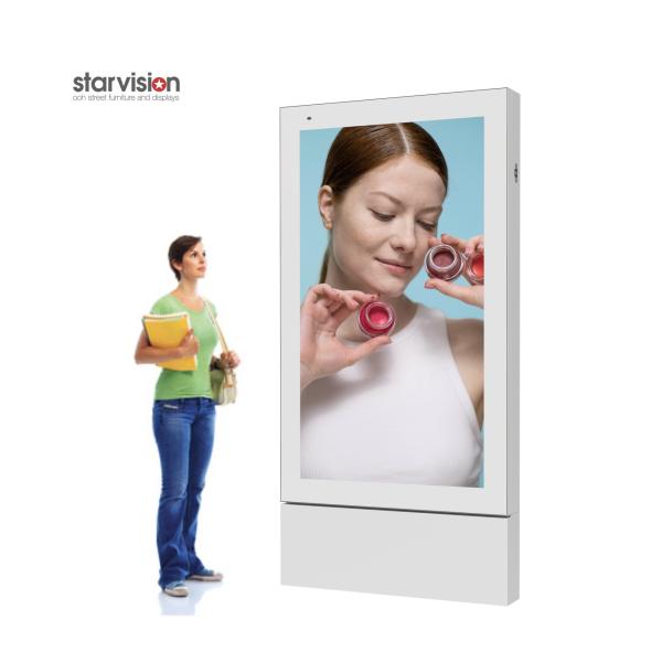 Buy cheap 400W 75in Floor Stand Digital Signage Sunlight Readable 2500nits from wholesalers