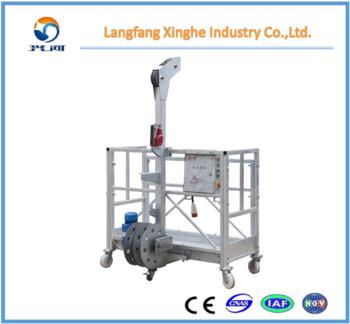Buy cheap Xinghe manufacturer zlp suspended working platform / electric rope cradle / winch gondola motor for cleaning from wholesalers