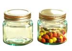 300ml / 500ml Food Storage Containers Sealable Glass Bottles For Seasonings /
