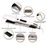 2 in 1 Hair Straightener Negative Ion Curler Styling Tool Four-Gear Temperature