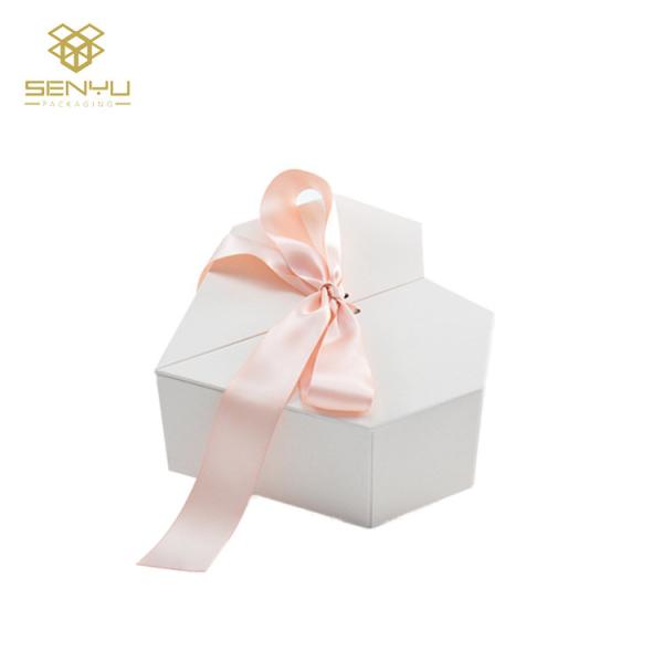 Buy cheap Heart Shape Half Opening Paper Gift Box With Flowers And Gifts Happy Valentiday Party from wholesalers