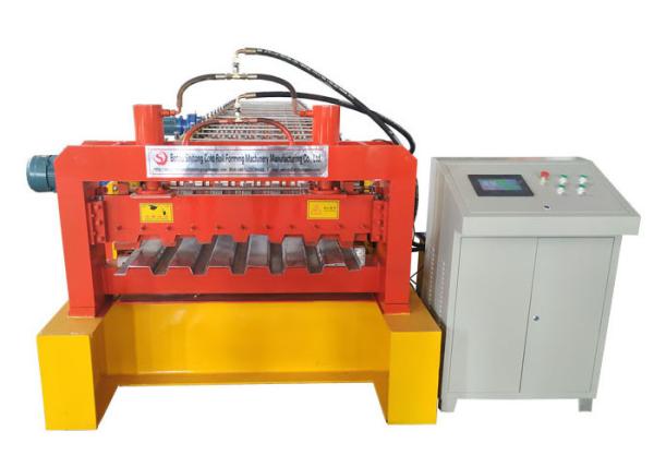 Buy cheap Steel Panel Floor Deck Roll Forming Machine Hydraulic Pressure 10-12MPa from wholesalers
