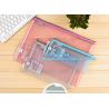 Buy cheap eva toiletry cosmetic makeup bag, slider zipper plastic bags half clear zip lock bag, frosted swimwear PVC vinyl Bag wit from wholesalers