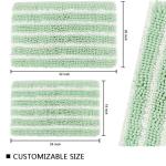 Pile 3cm Chenille Bath Mat Anti Bacteria Shaggy Long Pile Carpet