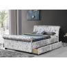 Buy cheap King size Chesterfield tufted storage bed with four drawers from wholesalers