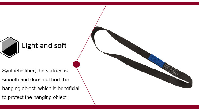 Durable Endless Webbing Sling Endless Lifting Slings High Tenacity Polyester Fiber