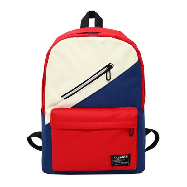New Oxford waterproof cloth bag fashion cool slant zipper color students outdoor