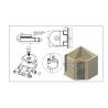 Buy cheap Steel Aluminium Sauna Door Hinges Chrome Yellow Brass Door Hinge from wholesalers