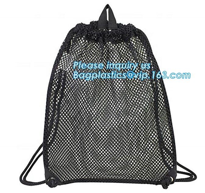 Recycled foldable polyester bag,Custom logo printed basketball backpack 210D polyester printing drawstring bag bagease