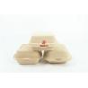 Buy cheap Wheat Straw Takeaway Food Container Burger Box Biodegradable Disposable from wholesalers
