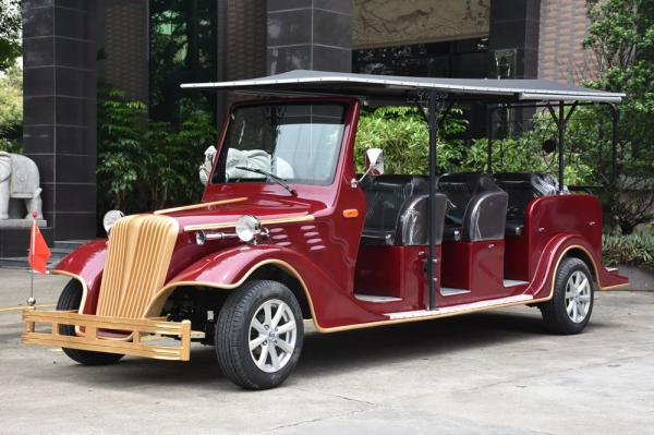 Buy cheap Electric Powered Vintage 8 Person Golf Cart Tour Bus With 48V DC Motor from wholesalers