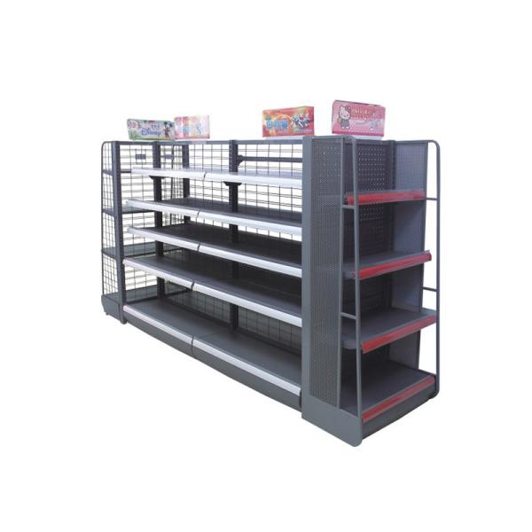Buy cheap TGL Supermarket Convenience Store Display Shelves Stainless Steel Powder Coating from wholesalers