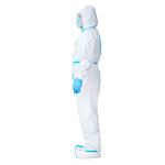 ISO 13688 EN14126 PPE White Protective Coverall Suit 185cm