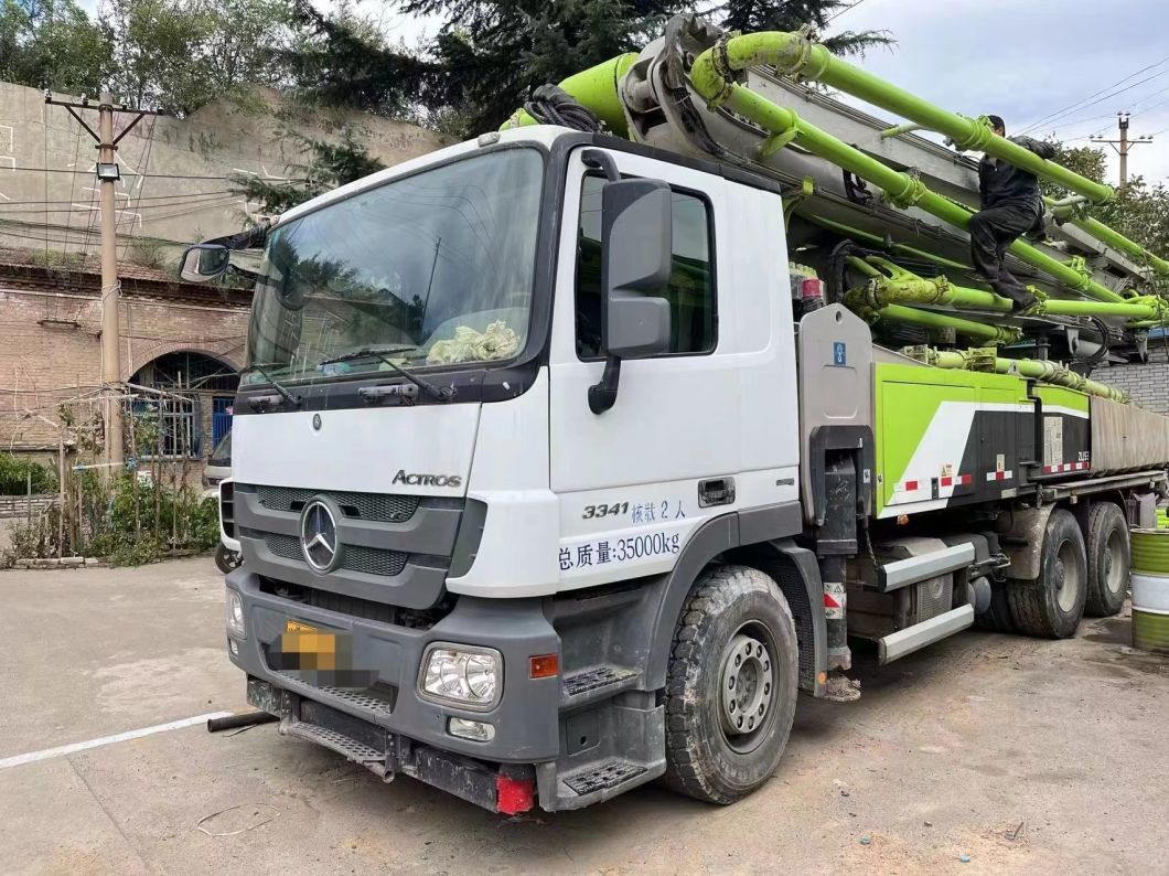 Used Concrete Pump Truck 49m Truck Mounted Pump Mercedes Benz