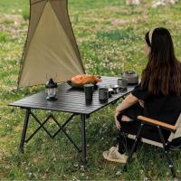 Buy cheap 4-6 Person Large Folding Camping Table With Telescopic Legs Lightweight Aluminum product