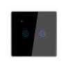 Buy cheap Tuya Wifi Smart Timer Switch Manufacturer Eu Standard 2 gang Led Sensor Light Voice Control Touch from wholesalers