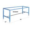 Buy cheap Raiser Kit Steel Tool Bench / Heavy Duty Industrial Workbench Adjustable Height from wholesalers